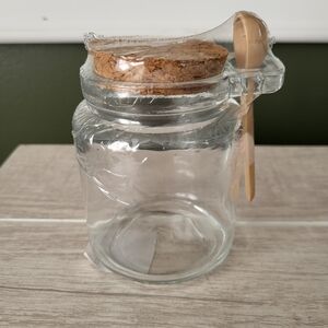 Grant Howard 51016 Round Spice‎ Jar with Wooden Spoon 6 oz.